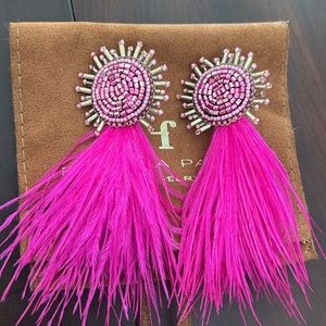Federika Padula feather earrings